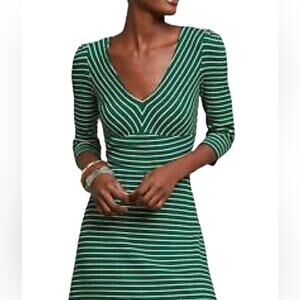 Anthropologie Maeve Maxi Striped Ribbed Knit Maxi Dress Size Small